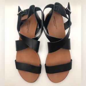 Black AE sandals $7 add on